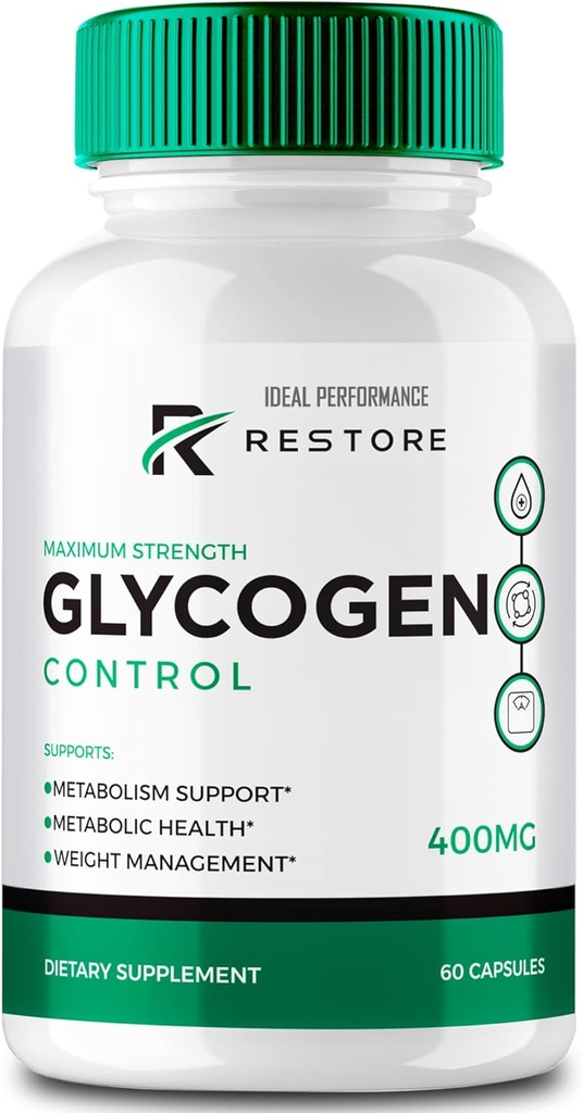Glycogen Control Capsules, RestoreGlycogen All Natural Formula Pills, RestoreGlycogen Control Pills - Maksimum Güç, RestoreGlycogen Control Capsules Resmi Formula Yorumlar (60 Capsules)