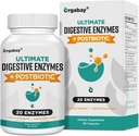 Orgabay, Postbiyotiklerle 1000 mg, Bloating, Optimal Digestion ve Gut Function, 60 Veggie Capsules
