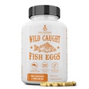 Ancestral Supplements Wild Caught Fish Eggs, 2400 mg, Omega-3 Supplement Supports Brain, Heart, Fertness and Inflammatory Health, Whole Food Source of Vitamin D, K2, ve A, Non-GMO, 180 Capsules