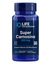 Επέκταση ζωής Super Carnosine, L-καρνοσίνη, Λουτεολίνη, Βιταμίνη Β1, υποστήριξη μυών, αποκατάσταση της άσκησης, υγεία της καρδιάς, χωρίς γλουτένη, μη ΓΤΟ, χορτοφάγοι, 60 κάψουλες