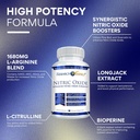 Araştırma Gerçekleştirilmiş Nitrik Oksit - L-Arginine ve L-Citrulline ile - Premium Kas Building Nitrik Oksit ATM - 270 Kont - 2 Şişes