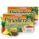 GN + VIDA Pinalim Tea | Detox Çay | Pineapple Temel Çay Kırmızı Çay, Yeşil Çay, Beyaz Çay ve Senna Leaf | Termogenic Etkisi | Twin Pack (2 x 30 Çay Çanta)