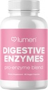 Lumen Naturals Digestive Enzymes Probiyotiks ve Prebiyotikler - Digestion için Güçlü Enzymes - Kadınlar için Blok - Gut Health Supplement (60)