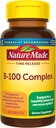 Nature Made Time Release Vitamin B-100 High Potency B Complex, Συμπλήρωμα διατροφής για την υποστήριξη λειτουργίας του νευρικού συστήματος, 60 δισκία Time Release, 60 Day Supply