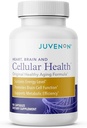 Juvenon Cellular Health | Heart, Brain Supplement with Acetyl L-Carnitine and Biotin - Supports NAD+ Function, Energy Production, Mood, Revitalized Metabolism, mental Focus & Clarity (90 Capsules)