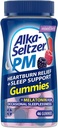 Alka-Seltzer PM Heartburn Relief + Gummies υποστήριξης ύπνου, 46 ct (πακέτο των 2)