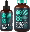 WILD FUEL Essential Amino Asit Supplement ve Vegan Vitamin B12 Sıvı Enerji Paketi