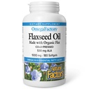 Doğal Faktörler, Flaxseed Oil, Supports General Health with Omega-3, 6 ve 9 Fatty Asits, 180 yumuşakgels (180 hizmet)