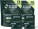 Διατροφή On The Go Whey Protein Isolate πακέτα με Creatine – 25g πρωτεΐνη + 5g Creatine – Single-Serve Travel Protein Powder – Βανίλια (30-Pack)