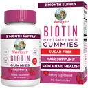 MaryRuth Organics Biotin Gummies | Sugar Free | Vegan | Non-GMO | 2500 mcg Biotin Supplement | Saç Skin ve Nails Vitaminleri | Saç Büyüme Vitaminleri | Saç Büyüme Tamam | 60 Kont