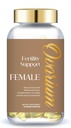 Ovarium® Fertility Support Supplement - Female Blend - Vegan Multivitamin w/Black Tea Extract, DHA, Omega-3, Chasteberry, & Folate - Supports Healthy Conception & Improves Egg Health (60 Capsules)