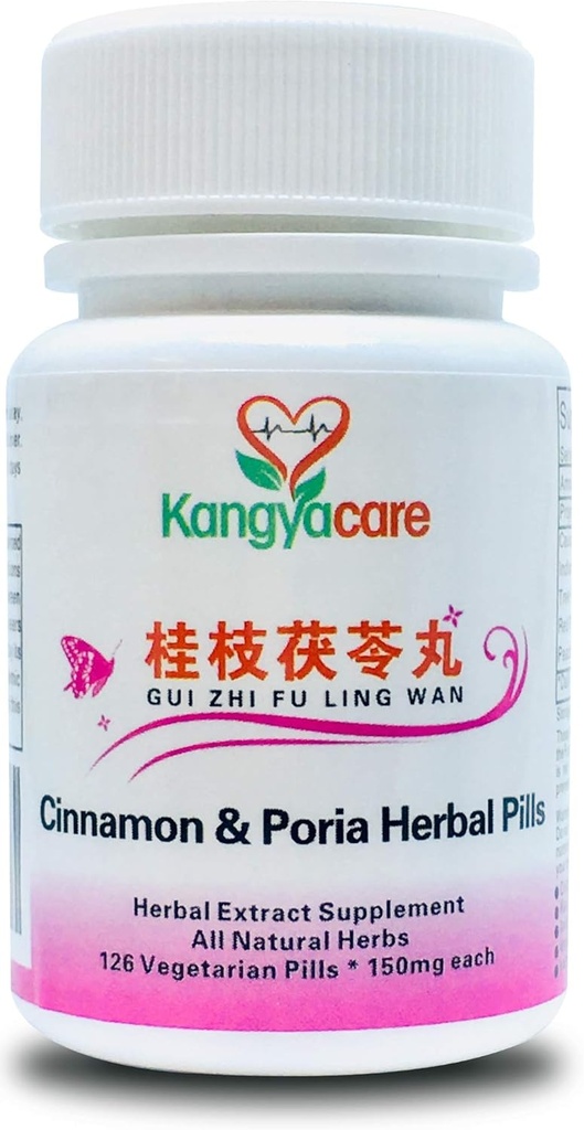 GUI Zhi Fu Ling Wan  Cin- Cinnamon & Poria Pills - Doğal Lisans Yardımı - Erkeklere yıllık Cramps, Bloating, Dönem rahatsızlığı - Kadın Sağlığını Teşvik - Tüm Doğal - 126 Ct (1 Şişe)