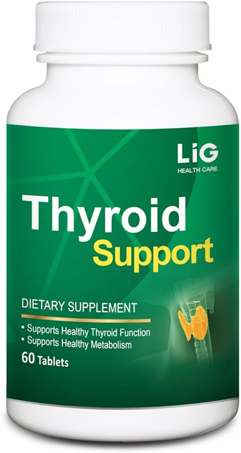 LIG Yourroid Support- Natural Supplement for Goiter & Hashimoto's Thyroiditis-Balance Hormon Seviyeleri-Maintain Yourroid Gland Function