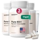 Nourished 40:1 Myo-inositol & D-Chiro Inositol - Kadınlar için Fertness, Skin Health veya Menstrual Cycle Belirtileri - Kadınlar için Hormon Dengesi - 360 Capsules