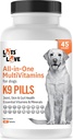 K9 Χάπια - Multivitamin για σκύλους - συμπλήρωμα σκύλου & βιταμίνη για μικρούς, μεσαίους και μεγάλους σκύλους (45 Count)