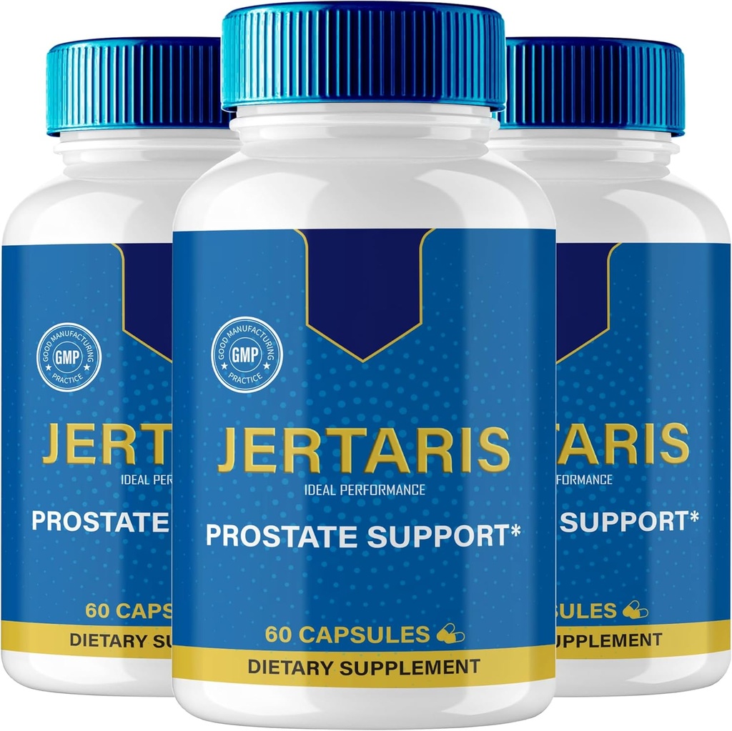 IDEAL PERFORMANCE Jertaris Capsules, Jertaris Prostate Health Supplement Pills - Ekstra Kuvvet, Jertaris Supports Prostate Heath All Natural Formula, Jerta RIS Capsules, Jer Taris Yorumlar (3 Pack)