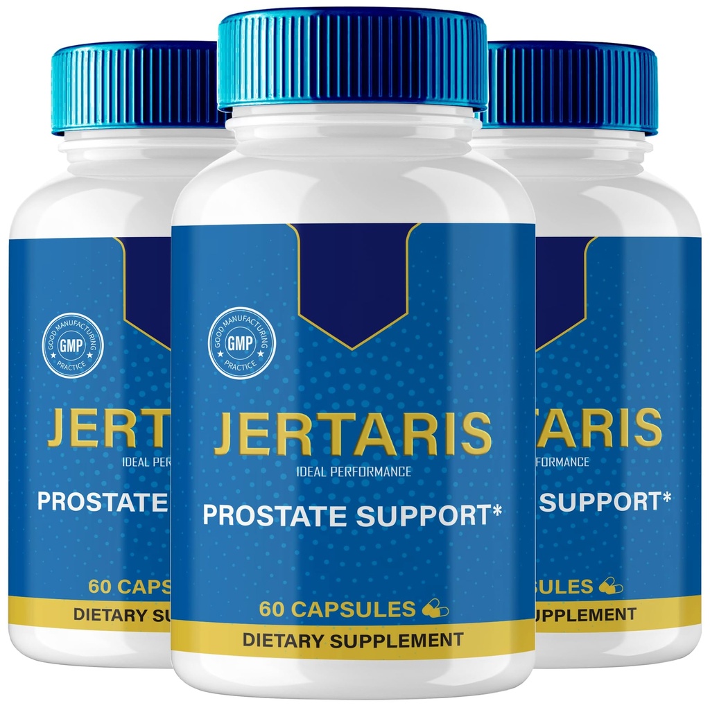 IDEAL PERFORMANCE Jertaris Capsules, Jertaris Prostate Health Supplement Pills - Ekstra Kuvvet, Jertaris Supports Prostate Heath All Natural Formula, Jerta RIS Capsules, Jer Taris Yorumlar (3 Pack)