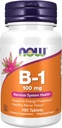 Şimdi Gıdalar Tamamlar, B-1 100 mg, Enerji Üretimi *, Nervous System Health *, 100 Tablet