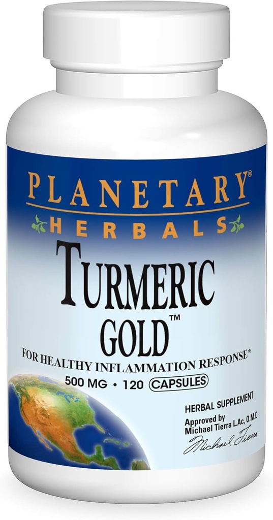 Gezegensel Herbals Turmeric Gold 500 Mg, 120 Kont