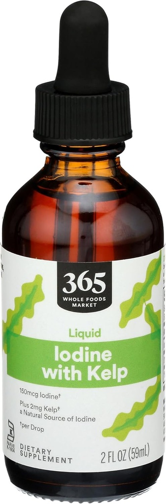 365 by Whole Foods Market, Liquid Iodine with Kelp, 2 OZ