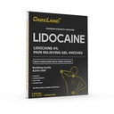CARELAND 4% Lidoka Gel Patch, 6 Kont | Boy Diz Arka ve Omuz omuzlarında Kas Yardımı Için En Güçlü Ağrı Patchleri | Soothing Nerves için Numbing Patch, Ortaklar