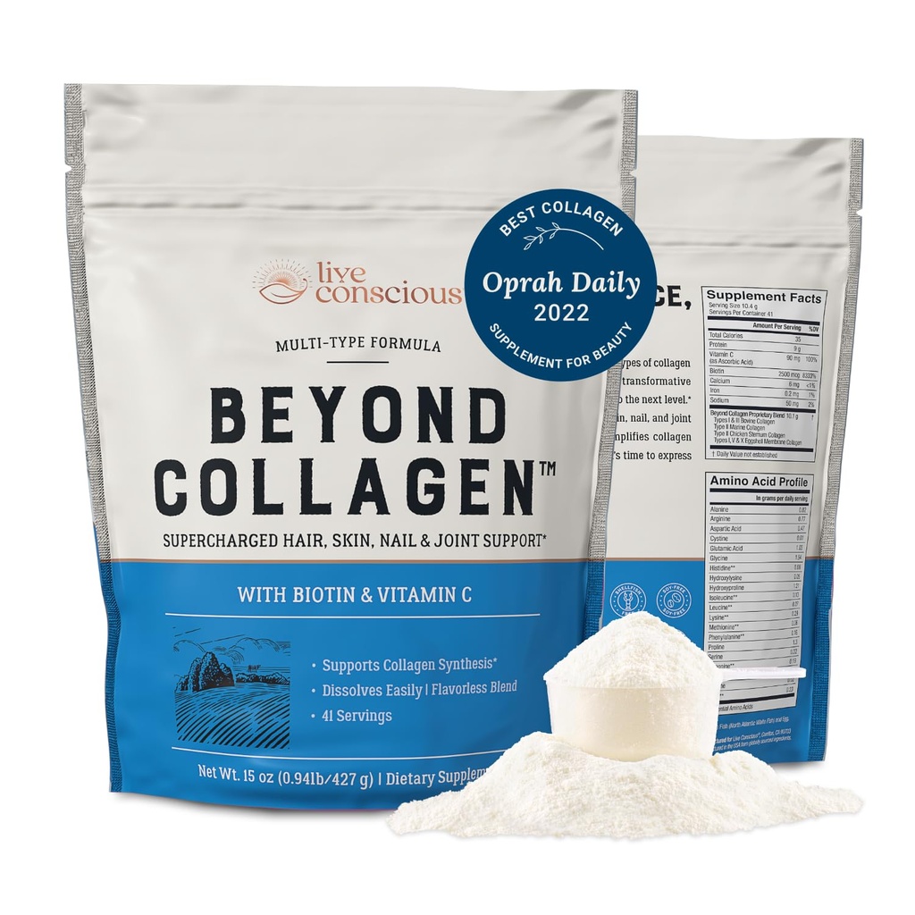 Kadınlar için Kolajn Multi Collagen Tozu I, II, III, V & X - Keto Friendly, Hydrolyzed Collagen Hydro Toz P /Biotin & C 41 Hizmetler