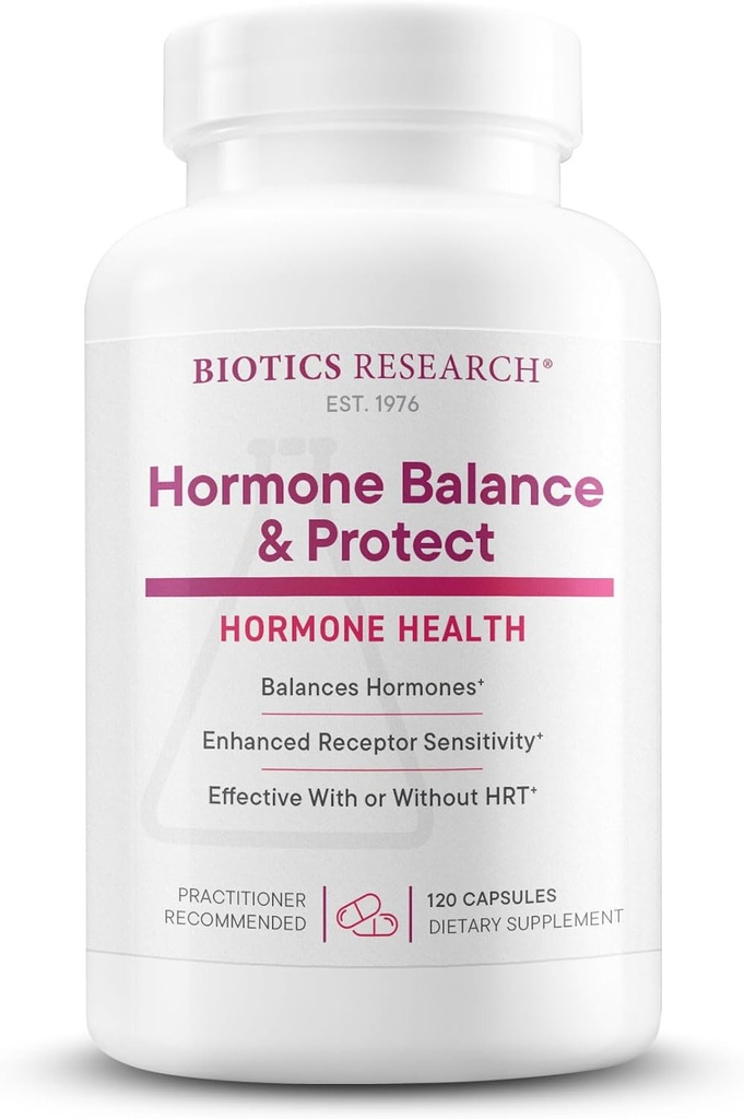 Biotics Araştırma Hormonları Denge ve Koruma - Dr. Lindsey Devaki Berkson, Hormon Uzmanı PABA, Süt Butle, Broccoli Tohumu 120 Capsules