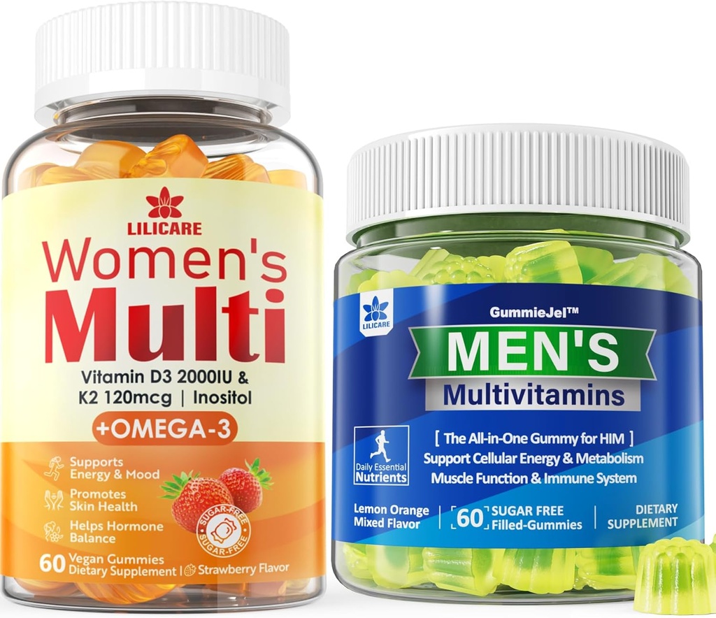 Erkekler Çokvitaminler Gummies & Womens Multivitamin Gummies