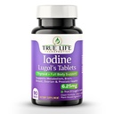 Lugol'un Iodine Tabletleri 6.25 mg - Precise-Dose Thyroid & Energy Support – No Harsh Liquid, Stable Pyum Iodide Supplement – 90 Ct, Non-GMO, No Preservatives