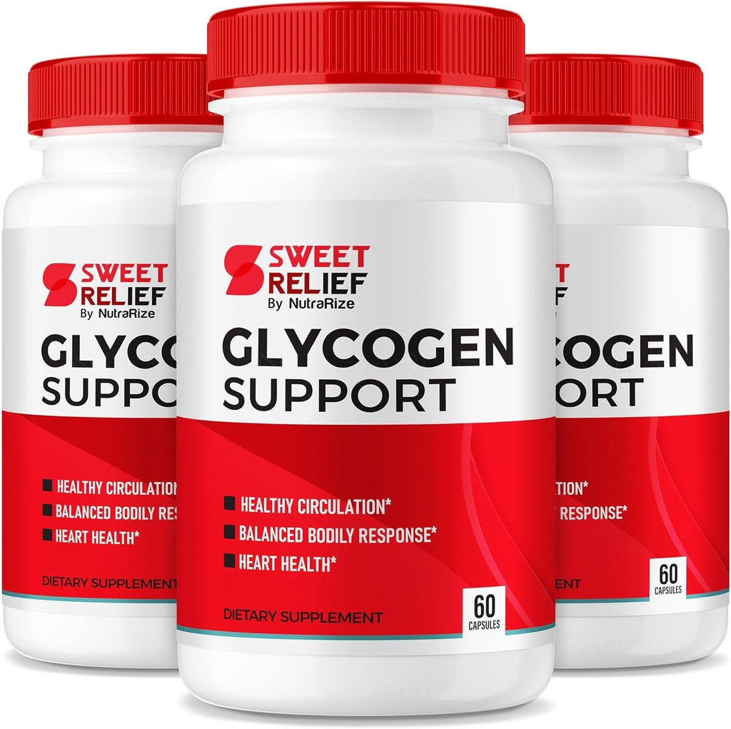 NutraRize ( 3 Sweet Relief Glycogen Support - Blood Gemi Temiz, Capsules, Advanced Formula for General Wellness, Yorumlar (180 Capsules)