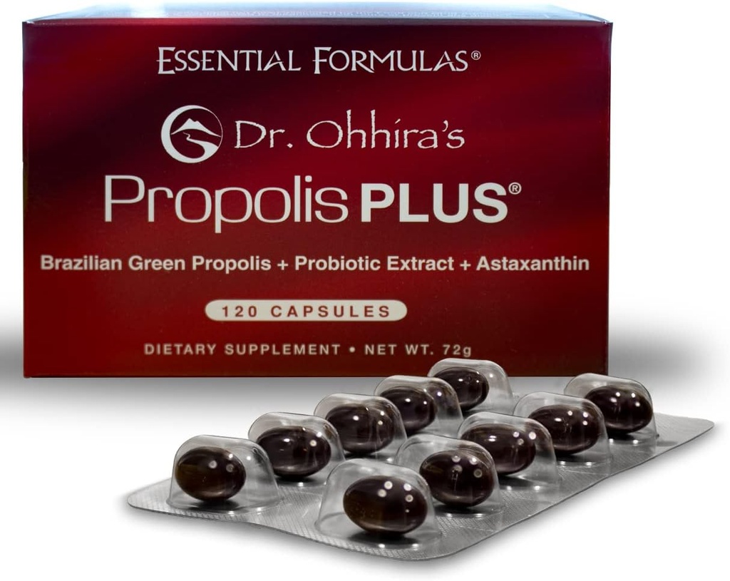 Dr. Ohhira's Propolis Plus with Brezilyalı Green Propolis, 120 Capsules
