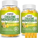 Ζάχαρη Δωρεάν Creatine Monohydrate συμπλήρωμα Gummies για άνδρες & γυναίκες Creatine Monohydrate with Magnesium & Vitamin B12 Για μυϊκή δύναμη & ανάπτυξη, Energy Boost, Pre-Workout Συμπλήρωμα, 120 Counts
