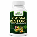 GREEN VALLEY NATURALS Stem Cell Supplement - Βιολογική Θιβετιανή Θάλασσα Buckthorn-Resveratrol, Βιταμίνη D, Εκχύλισμα Καπέλου Επίσκοπου (1 φιάλη, 60 κόμης)