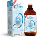 IBShield Tincture 100 ml | 6+3=9 Herbs | Iberis Amara, Peppermint, Chamomile, Lemon Balm, Caraway, Licorice, Angelica, Celandine & Mary'nin Butle | Original Herbal Formula Desteği