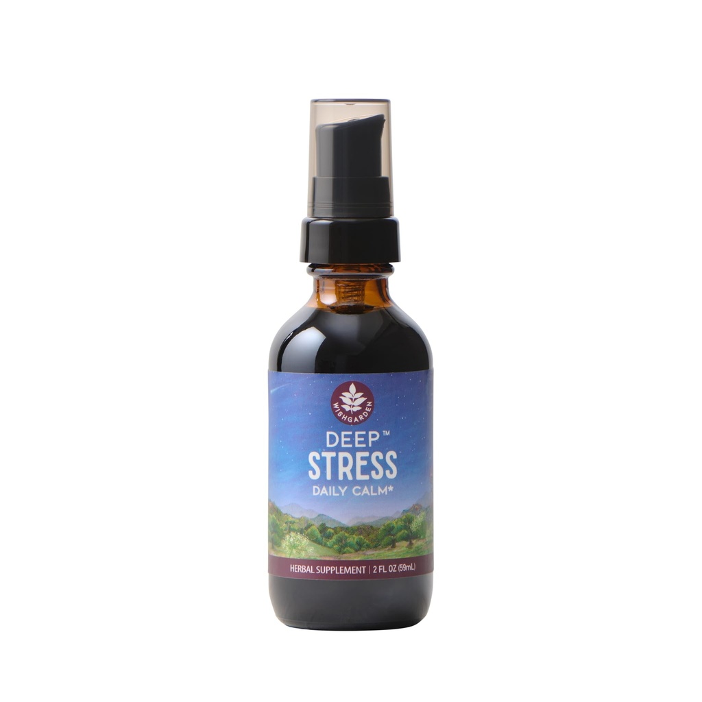 WishGarden Herbs Ashwagandha ile Derin Stres - Plant-Based Liquid Herbal Adrenal Destek Supplement with Ashwagandha Root and Powerhouse Adaptogens for Stress Relief, Fast-Acting Stress Tincture, 2oz