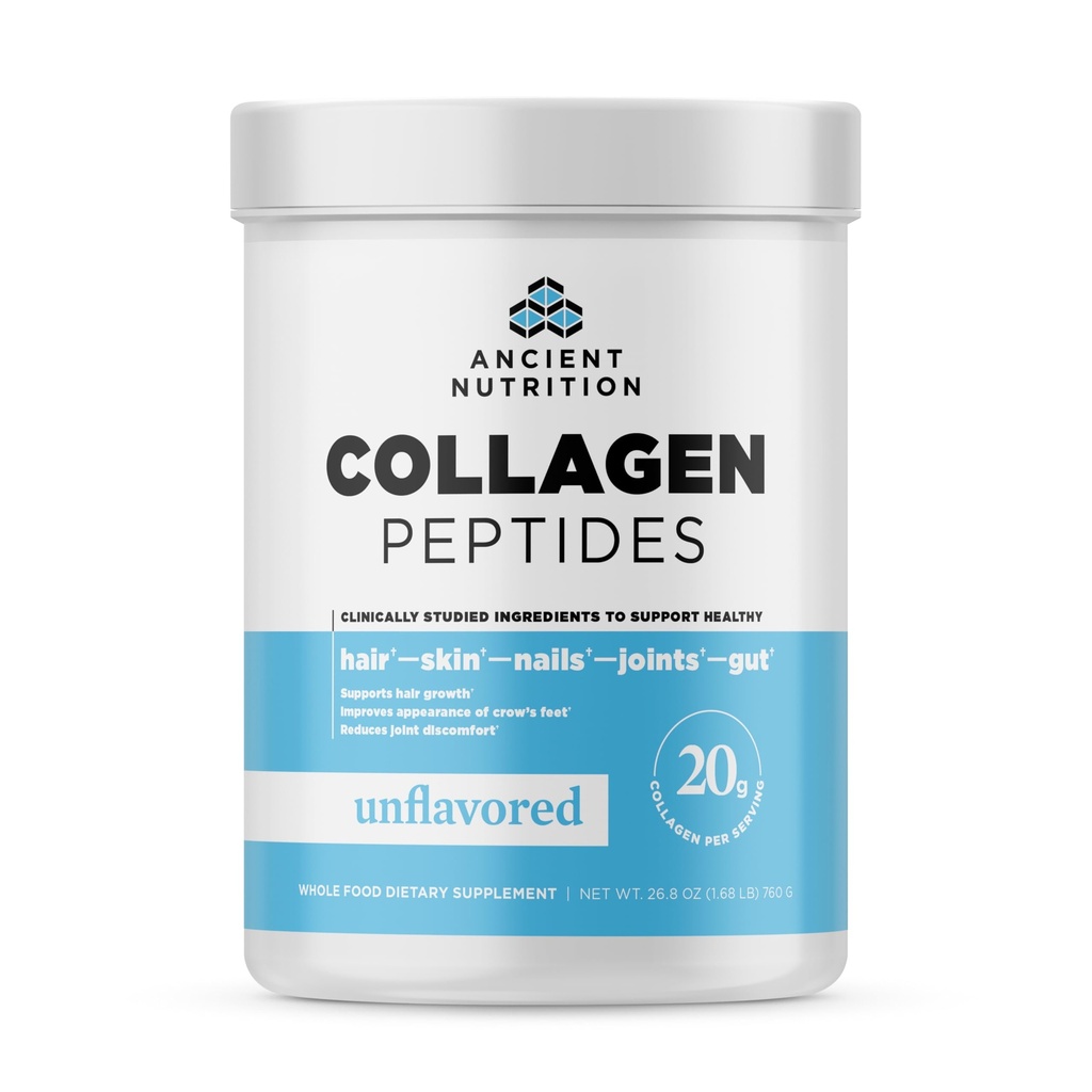 Eski Beslenme Collagen,, Collagen, Toz, Unflavored Hydrolyzed Collagen, Supports Health Skin, Ortaklar, Gut, Keto ve Paleo Dostu, 38 Hizmetler, 20g Collagen