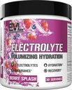 Evlution Ultimate Electrolytes Powder Hydration Drink - Quick Replenishing Hydration Powder Drink Mix with 8 Key Electrolytes and Antioxidants - Χωρίς γλουτένη Vegan Keto Friendly Blend (Berry Splash)