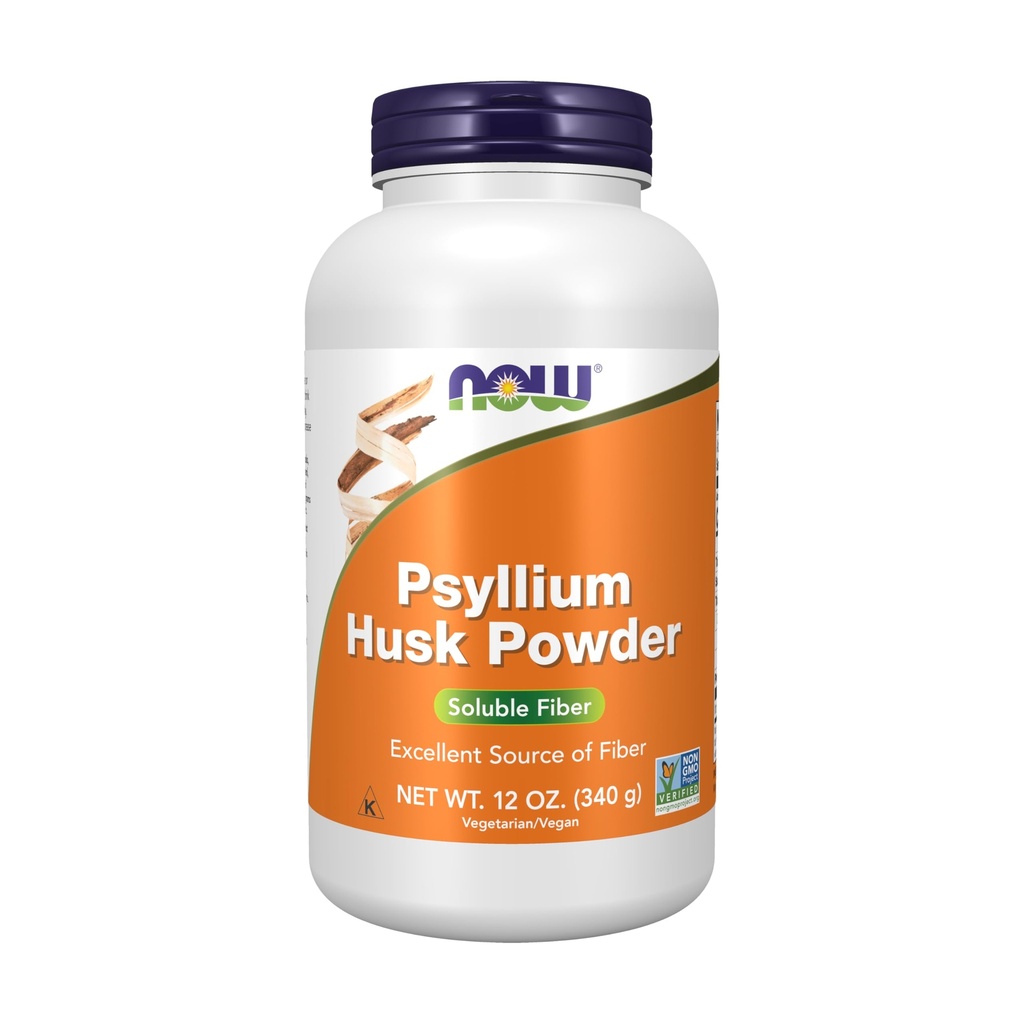 Şimdi Gıdalar Tamamlıyor, Psyllium Husk Toz, Non-GMO Projesi Doğrulanmış, ► Fiber, 12Ounce
