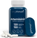 LongLifeNutri Artemisinin 150mg - Sweet Wormwood, 120 Vegetarian Capsules, Organik Artemisia Annua Supplement for Daily Detox, 4-Months Supply, GMP, Made in USA