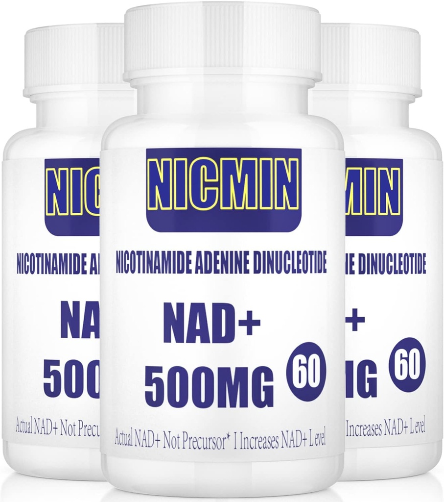 Liposomal NAD+ TMG 300 mg ile 500 mg, Actual NAD+ Supplement (Not a Precursor) NMN, Nicotinamid Riboside Alternatif Hücre Enerjisi, Sağlıklı Ağlama ve Kas Yıkama 180 Capsules
