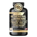 Berberine Green Tea Extract, Ceylon Cinnamon, Grape Seed & Quercetin1000 mg Quercetin, N Acetyl cysteine, Acai |% 100 Natural, Max Strength | Made in USA