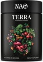 Terra Supergreens Gummies – 18 Superfood Συστατικά με Spirulina, Chlorella, Turmeric, Reishi & Ashwagandha – Daily Antioxidant, Detox & ανοσοποιητικό συμπλήρωμα υποστήριξης – Vegan, Non-GMO, Made in USA
