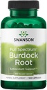 Swanson Burdock Root Kidney & Liver Support - Detox Skin Vücuttan Toxins Çıkarır - İyi Varlık ve Sağlıklı Immune Sistemi - Herbal Antioksi Supplement (460 mg 100 Capsules)