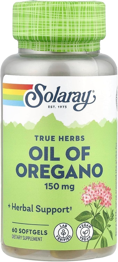 Oregano Supplement, 150 mg, 60 Count