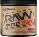 RAW Preworkout Extreme | High Stimulant Preworkout Toz İçecek, Extreme Energy, Focus and Endurance ATM | Explosive Strength and Pump For Workout for Max Gains | Fruit Burst (30 hizmet)