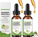 Naturesours Pure Organic Soursop Extract,Soursop Oil Organic for Cancer,Soursop Bitters Liquid,Soursop Graviola Liquid Drops 1800 mg, Herbal Goodness, Natural Flavor (2)