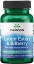 Swanson Lutein & Bilberry 6/20 Milligram 120 Sgels