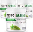(3 Pack) Testo Greens Powder - Testo Greens, TestoGreens Powder, TestoGreens, TestoGreens Advanced Formula, Testo Greens All Natural Formula, TestoGreens Powder Reviews, 90 Servings for 3 Months