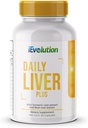 Daily Liver Plus Liver | 60 Capsules Liver Cleanse Detox & Support Supplement with Milk Thistle, Dandelion, Turmeric, Artichoke for Advancedd Liver Health & Repair - Modern for Daily Use
