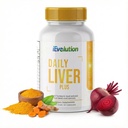 Daily Liver Plus Liver | 60 Capsules Liver Cleanse Detox & Support Supplement with Milk Thistle, Dandelion, Turmeric, Artichoke for Advancedd Liver Health & Repair - Modern for Daily Use